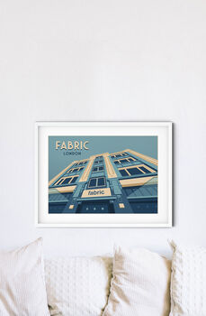 Fabric Nightclub London Travel Poster Art Print, 2 of 6