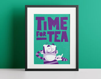 Time For Tea Kitchen Print, 5 of 8