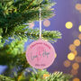 Personalised Birth Flower Christmas Bauble, thumbnail 1 of 6