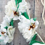 White Blossom Flower Garland, thumbnail 2 of 4