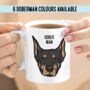 Personalised Doberman Mug, thumbnail 1 of 5