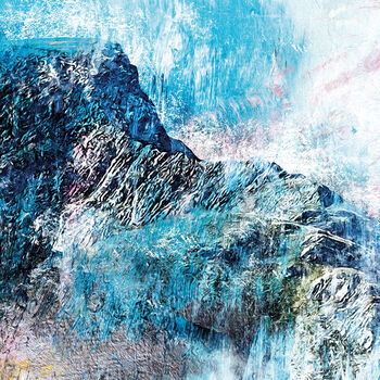 Blencathra And Sharp Edge Abstract Poster Print, 2 of 3