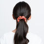 100% Silk Small Scrunchie Ditsy Red, thumbnail 2 of 3