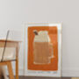 Pumpkin Spiced Latte Hand Painted Art Print, thumbnail 3 of 6