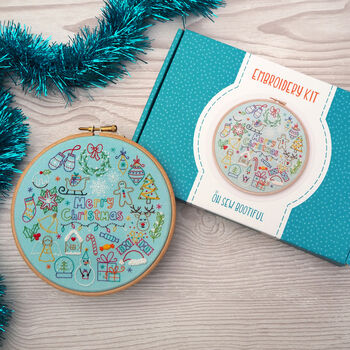 24 Days Of Advent, Christmas Embroidery Kit, 4 of 7