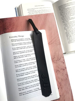 Personalised Leather Bookmark, 6 of 9