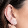 Sterling Silver Boho Stud Earrings, thumbnail 2 of 4