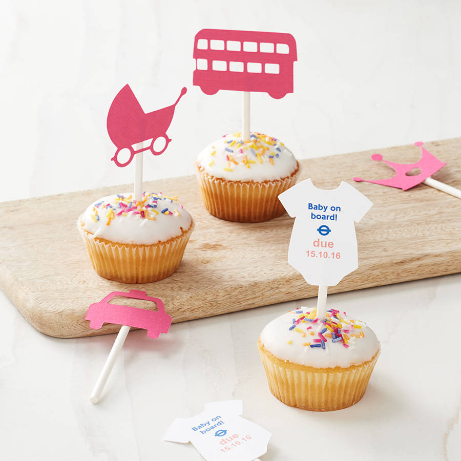 Baby On Board Cake Toppers By Elinor Rose Studio