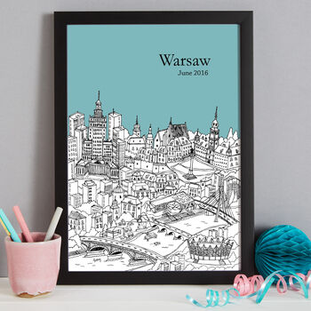 Personalised Warsaw Print, 6 of 10