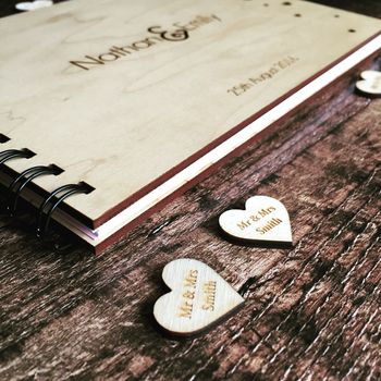 Love Heart Woodland Wedding Guestbook, 4 of 7