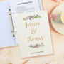 Personalised Floral Watercolour Wedding Planner, thumbnail 2 of 12
