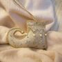 Luxury Irish Linen Festive Elf Shoe Christmas Tree Decoration, thumbnail 3 of 7