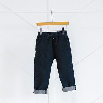 Kids Button Trousers, 2 of 9
