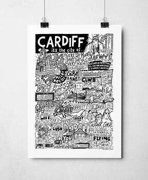 Cardiff Landmarks Print, 4 of 7