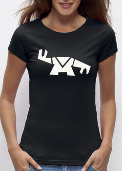 Womens Zodiac Abstract Design T Shirt, 7 of 12