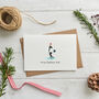 Personalised Surfer Christmas Card, thumbnail 2 of 3