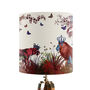 Tropical Lions Lampshade, Red, thumbnail 2 of 8