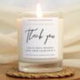 Thank You Gift Personalised Appreciation Candle, thumbnail 1 of 6