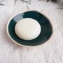 Handmade Teal Green Ceramic Soap Dish, thumbnail 8 of 12