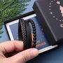 Christmas Personalised Multi Layered Beaded Leather Bracelet For Men, thumbnail 2 of 11