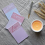 Set Of Three Notepads Happy, Gratitude And Love Notes, thumbnail 1 of 9
