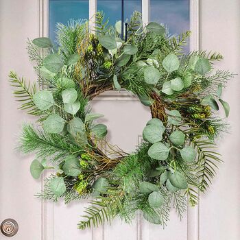 Botanical Beauty Eucalyptus Autumn Wreath, 3 of 5