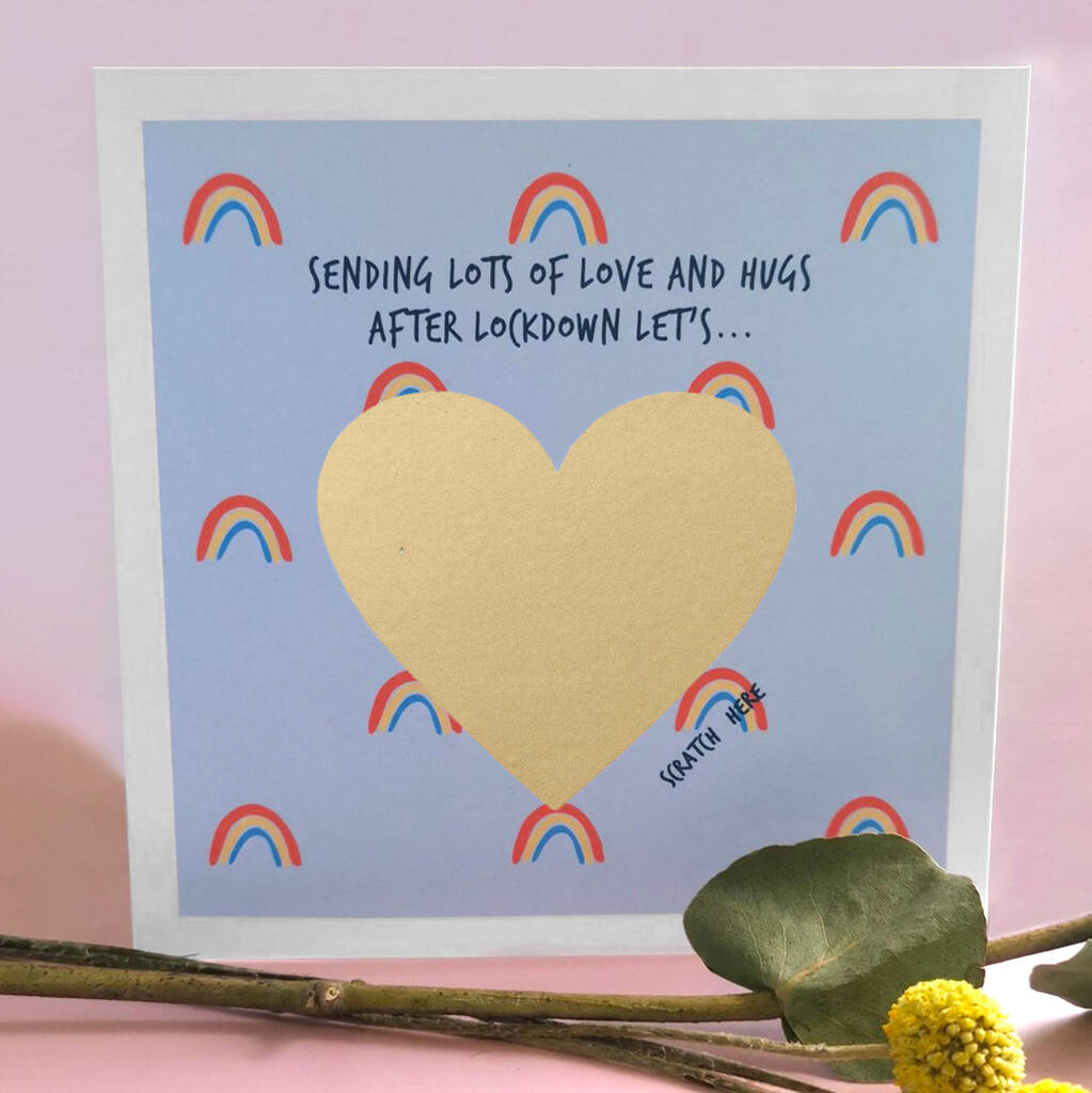 Personalised ‘When We Meet Again..’ Scratch Card By Posh Totty Designs