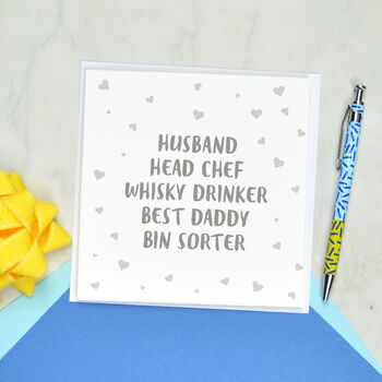 Personalised Husband Card, 2 of 3