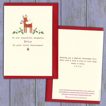 Baby's First Christmas Card Or Choose Your Wording, 2 of 12