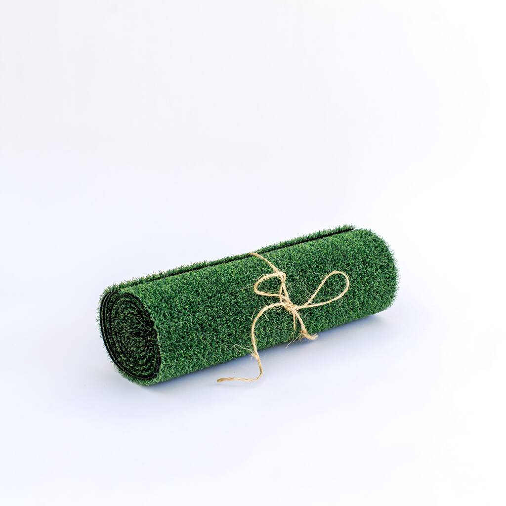 Faux Grass Table Runner By Duchess & Butler