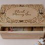 Personalised Memory Box With Woodland Design, thumbnail 6 of 7