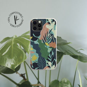 Tropical Forest Biodegradable Phone Case, 10 of 12