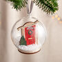 Personalised Family Door Bauble, thumbnail 1 of 9