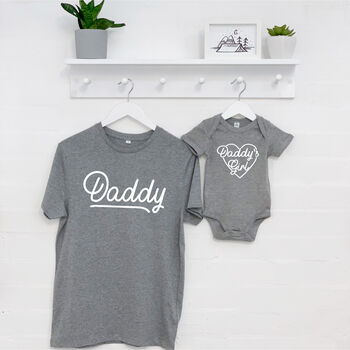 Daddy And Daddy's Girl Matching T Shirts, 2 of 5