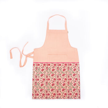 Bahar Floral Aprons In Pink, 3 of 3