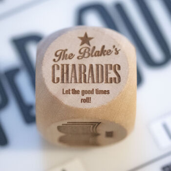 Personalised Charades Dice, 2 of 2