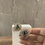 Gloria Polki Statement Studs | Birthday Gift For Her, thumbnail 6 of 7