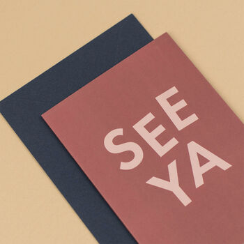 'See Ya' Funny New Job And Leaving Card, 3 of 4