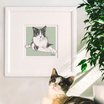 Bespoke Cat Portrait, 2 of 10