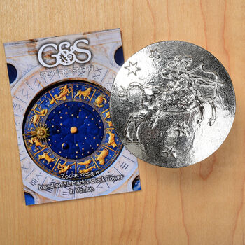 Personalised Sagittarius Zodiac Horoscope Trinket Box, 2 of 10