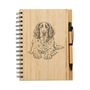 Personalised English Springer Spaniel Engraved Notebook And Pen Set, thumbnail 2 of 2