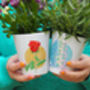 Personalised June / July Birthday Flower Pot Gift, thumbnail 3 of 4