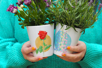 Personalised June / July Birthday Flower Pot Gift, 3 of 4