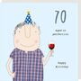 70th Birthday Card For Him | Boy 70 Perfection, thumbnail 1 of 2