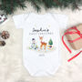 Personalised Baby’s First Christmas Gift Bodysuit, thumbnail 2 of 6