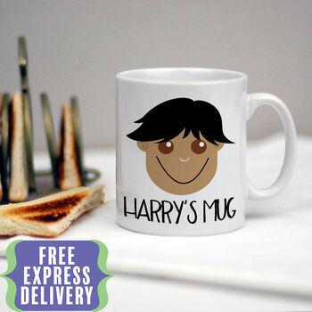 Personalised Boy's Face Mug, 2 of 9