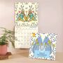 2027 Wall Calendar | Folk Animals By Ashley Percival | Sunday Start, thumbnail 1 of 4