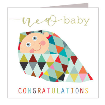 New Baby Greetings Card, 3 of 5