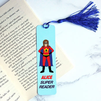Design Your Own Supergirl Bookmark Gift For Girl, 2 of 3