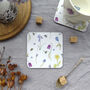 Spring Flower And Bee Melamine Coaster, thumbnail 2 of 4
